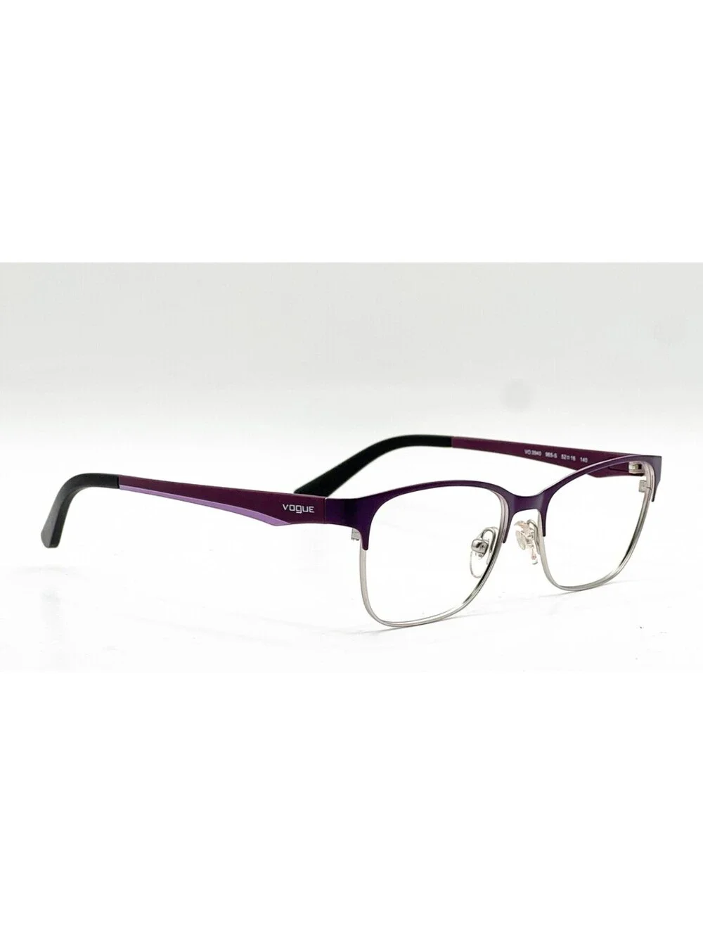 Vogue VO 3940 965-S Top Brushed Plum/Silver Authentic Eyeglass Frames 52-16